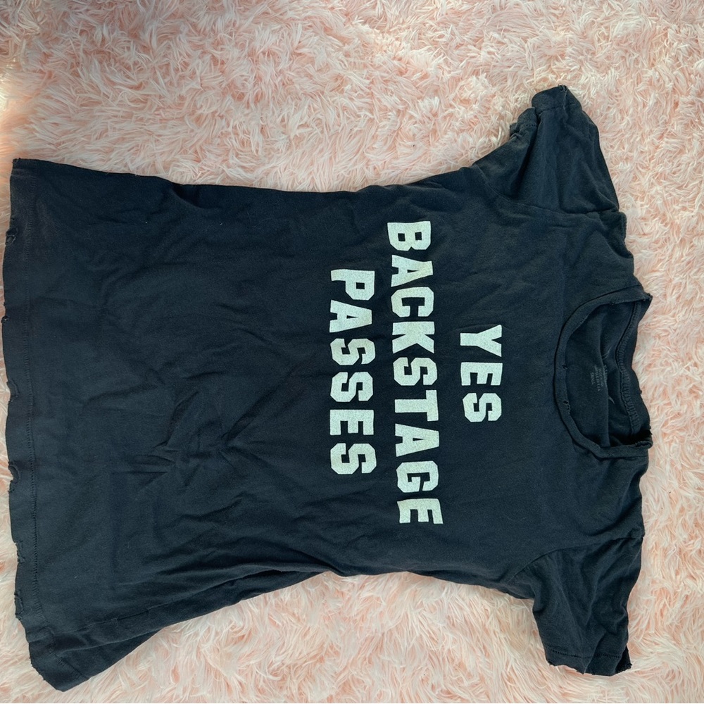 Brandit Brand “Yes Backstage Passes” T-shirt